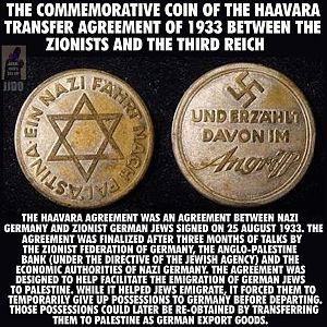 Nazi symbol and Jew symbol on same coin! 1933!