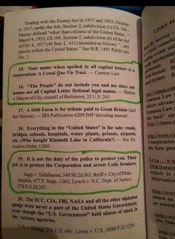From the book David E. Robinson - Meet your strawman!