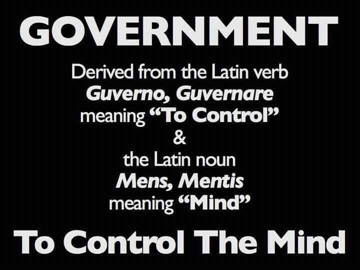 Government is control!