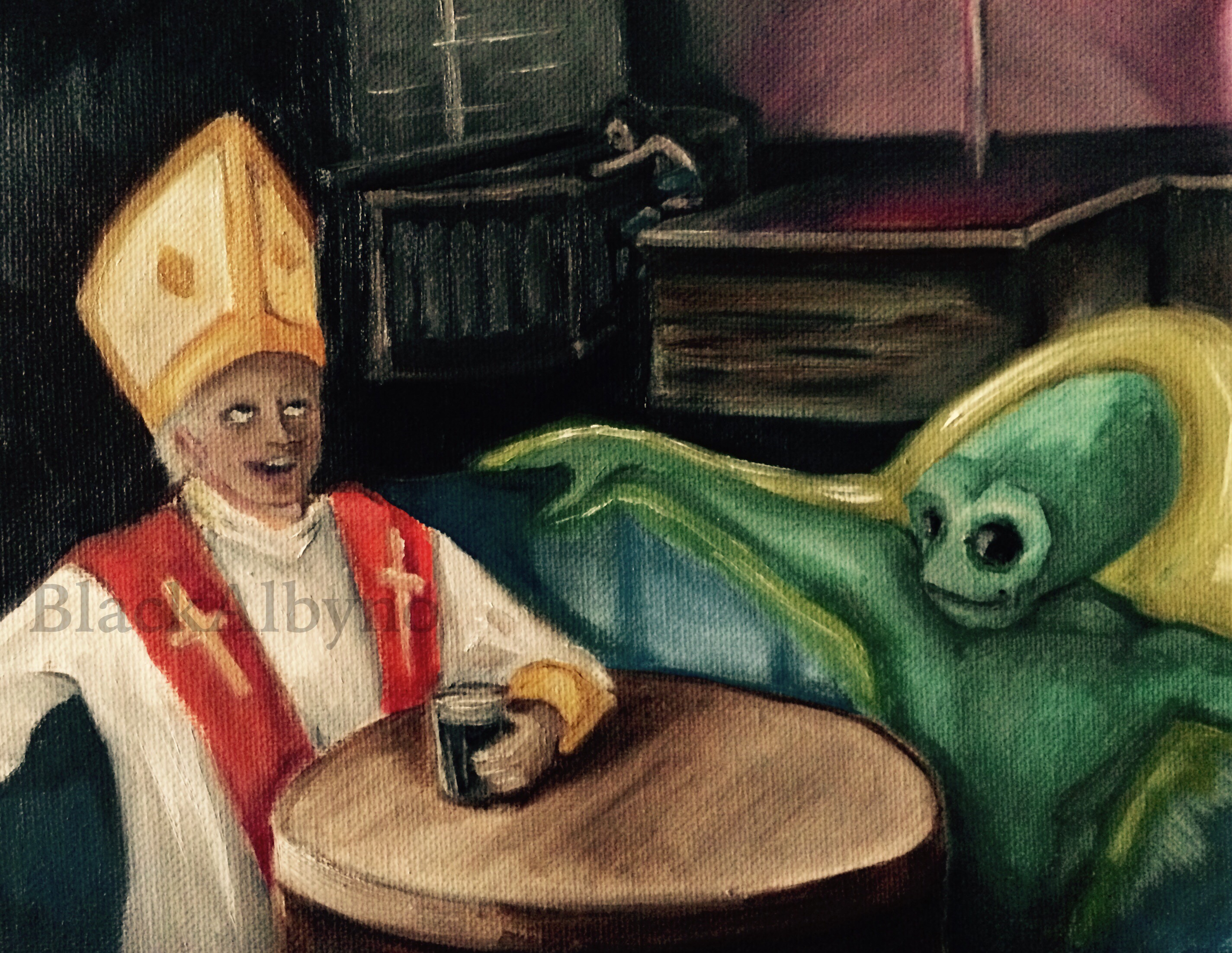 Original Oil Painting -Believe